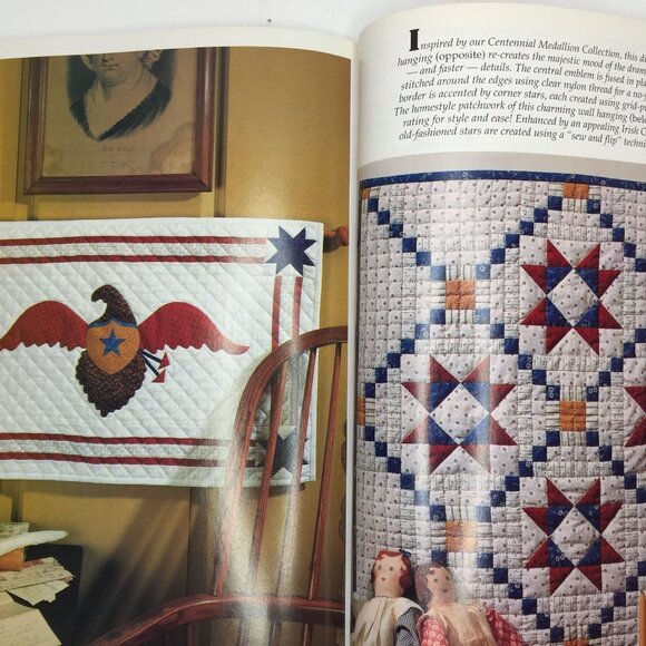 Leisure Arts Quick Method Liberty Quilts Paperback American Tradition Quilting - Picture 11 of 13